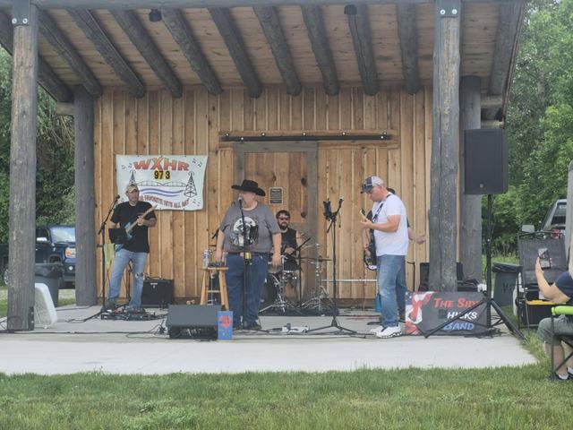 Live under the pavilion with WXHR 97.3